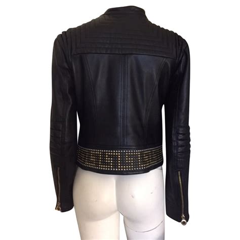 versace h&m leather jacket